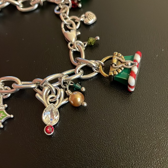 Brighton Yuletide Collection Holiday Christmas Charm Bracelet - Picture 3 of 14